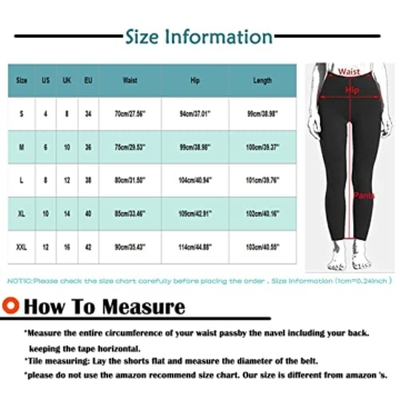 SumLeiter Damen Thermoleggins High Waist Schlank Freizeithose Elastische Jogginghose Leicht Elastische Haushose Jogginghose Warme Winterhose Fitness Yogahosen Thermohose Fitness Stiefel Hosen - 5