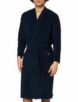 Trigema Herren 652100 Bademantel, Blau (Navy 046), XXX-Large - 1