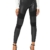 Urban Classics Damen Ladies Fake Leather Tech Yoga-Hose Leggings, Schwarz (Black 00007), W(Herstellergröße: L) - 1