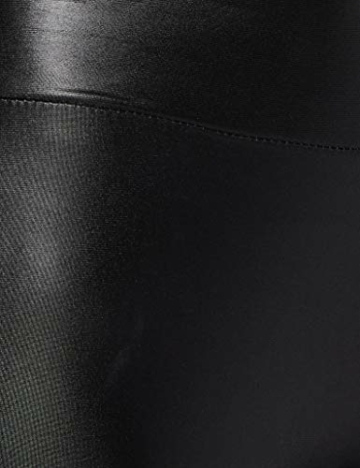 Urban Classics Damen Ladies Imitation Leather Leggings, Black, S - 3
