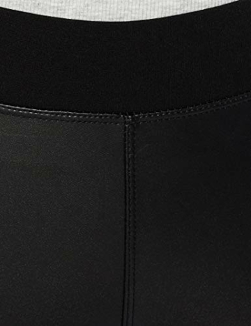 Urban Classics Damen Ladies Tech Mesh Faux Leather Leggings, Schwarz, S - 5