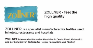 ZOLLNER 10er Set Handücher, 50x100 cm, 100% Baumwolle, 450g/qm, weiß - 7