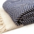 ZusenZomer Fouta Hamamtuch XXL Dilan 95x210 Blau - Leichtes Strandtuch Hammam Badetuch mit Fischgrät-Gewebe - 100% Baumwolle Handgewebt - Fair Trade Hammamtuch - 3