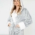 CityComfort Bademantel Damen Flauschig, Morgenmantel Damen mit Kapuze, Damen Geschenke, Hausmantel Damen, Dressing Gown Women, S-XL (Grau, M) - 4