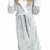 CityComfort Bademantel Damen Flauschig, Morgenmantel Damen mit Kapuze, Damen Geschenke, Hausmantel Damen, Dressing Gown Women, S-XL (Grau, M) - 1