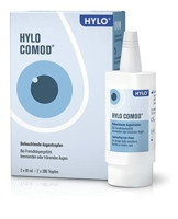 HYLO EYE CARE COMOD Augentropfen bei trockenen mit Hyaluronsäure Doppelpackung, Transparent, 20 ml - 1