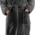 NY Threads Damen Morgenmantel aus Fleece mit Kapuze - Plüsch und Kuscheliger Bademantel für Frauen (Dunkelgrau, Medium) - 1