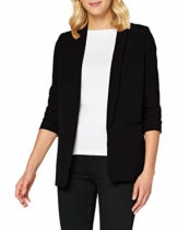 ONLY Damen ONLELLY 3/4 LIFE BLAZER TLR NOOS Blazer, Black, 38 - 1