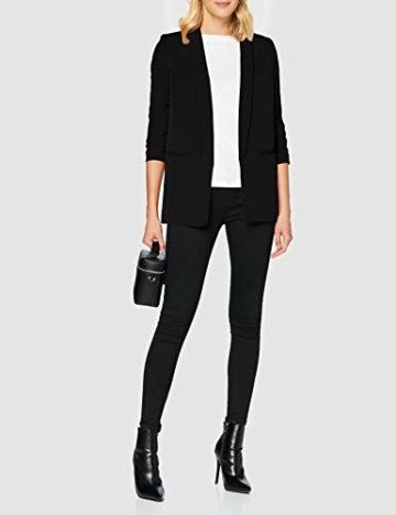 ONLY Damen ONLELLY 3/4 LIFE BLAZER TLR NOOS Blazer, Black, 38 - 2