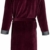 Revise Raul RE-102 Elegant Herren Bademantel - Morgenmantel – Bordaux Rot Gr. 3XL - 3