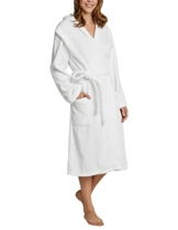 Schiesser Damen Bademantel, 120 Cm Bademantel, Weiß (100-weiss), S EU - 1