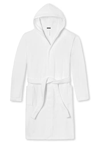 Schiesser Damen Bademantel, 120 Cm Bademantel, Weiß (100-weiss), S EU - 3