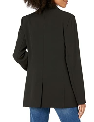 The Drop Blake Long Blazer, Black, M - 4