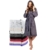 Twinzen Bademantel Damen - M - DarkGrau - 100% Baumwolle (350g/m²) OEKO-TEX® Zertifiziert - Bademantel mit Kapuze, 2 Taschen, Gürtel - 1