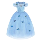 URAQT Mädchen Prinzessin Kleid Verrücktes Kleid Partei Kostüm Outfit - 1