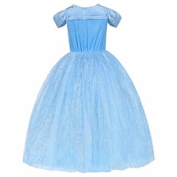 URAQT Mädchen Prinzessin Kleid Verrücktes Kleid Partei Kostüm Outfit - 4