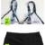 Adigaber Damen zweiteilig Badeanzug Push up Bademoden bauchweg Tankini Set mit Hot Pants Drucken Badeanzug Bikini Sportlich - 5