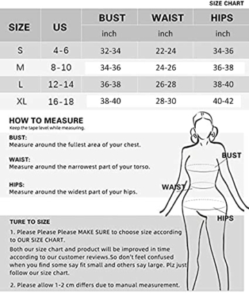 Adigaber Damen zweiteilig Badeanzug Push up Bademoden bauchweg Tankini Set mit Hot Pants Drucken Badeanzug Bikini Sportlich - 7