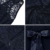 BeryLove Damen Spitzenkleid Brautjungfer Elegant Party Knielang Cocktailkleid Chiffon Ärmellos BLP7005B-NavyM - 5