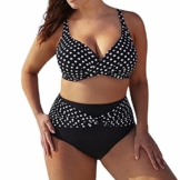 Bikini Damen Große Brüste Bügel Bauchweg Schwarz 95d 85g Set Sexy Sport große größen XXL Rot Strandbikini Zweiteiliger Badeanzug Schwimmbikini Strandkleidung Triangel Badeanzug Badebekleidung - 1