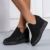 Blingko Laufschuhe Damen Turnschuhe Mode Wanderschuhe Atmungsaktiv Joggingschuhe Schnürsenkel Freizeitschuhe Sport Freizeit Sneaker Gestrickte, Atmungsaktive, Flache Schuhe Stoffschuhe - 2