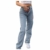 Briskorry Damen Baggy Jeans Y2K Style Jeanshose mit Hoher Taille, Gerade Jeanshose mit Weitem Bein, Mode Loose Flare Bleistift-Jeanshose Schlagjeans, Freizeithose Boyfriend Jeans (Blau4, S) - 2