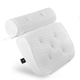 FAMINO Badewannenkissen – extra großes Wannenkissen fürs Home Spa - Designed in Germany - Atmungsaktives Premium Kissen Badewanne – inkl. Tragetasche - Badewanne Zubehör, Bad Accessoires - 1