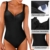 heekpek Badeanzug Damen Push up Vintage Badebekleidung Damen Bauchweg Sport Badeanzüge Frauen mit Bügel Figurformend Badeanzug Tribal Print Gepolsterte Große Größen Bademode, Schwarz, L - 2