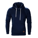 Herren Kapuzenpullover Kapuzenjacke Hoodie Slim Fit Moden Sweatshirt Langarm Pullover-Shirt mit Kapuze Sportjacke Outdoorjacke - 1