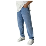 KAIXLIONLY Jeans Herren Einfarbig Jeanshosen Casual Breite Hosen Herrenjeans Lässige Denimhosen Sporthose Jeanshose Stretch-Denim Männer Jeans-Hose Denim Pants - 1