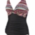 LA ORCHID Laorchid einteiliger Badeanzug bademode v Ausschnitt Damen Badeanzug bauchweg Push up Bademode Swimsuit high Waist Schwimmanzug Böhmen Streifen XXXL - 2