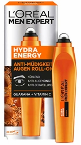 L'Oréal Men Expert Hydra Energy Anti-Müdigkeits Augen Roll-On, 1 Stück - 1