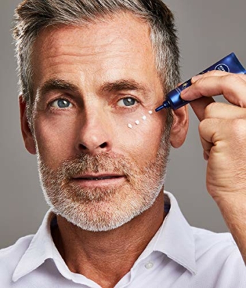 Nivea Men Anti-Age Hyaluron Augencreme (15 ml), Augenpflege reduziert Anzeichen von Müdigkeit, Feuchtigkeitscreme mildert Falten im Augenbereich sichtbar - 5