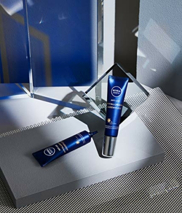 Nivea Men Anti-Age Hyaluron Augencreme (15 ml), Augenpflege reduziert Anzeichen von Müdigkeit, Feuchtigkeitscreme mildert Falten im Augenbereich sichtbar - 7
