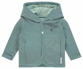 Noppies Unisex Baby U Cardigan Rev Haye Strickjacke, Grey Mint, 74 EU - 1