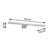 Paulmann 78938 HomeSpa LED Deckenleuchte Evie IP44 400mm incl. 1x8,0 Watt Deckenleuchte Chrom Badezimmerlampe Kunststoff 3000 K - 3
