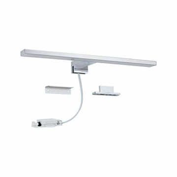 Paulmann 78938 HomeSpa LED Deckenleuchte Evie IP44 400mm incl. 1x8,0 Watt Deckenleuchte Chrom Badezimmerlampe Kunststoff 3000 K - 5