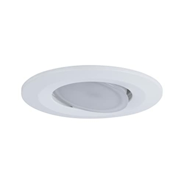 Paulmann 92999 LED Einbauleuchte HomeSpa Calla 3er-Set schwenkbar IP65 rund 90mm 30° 5,5W 520lm 230V White Switch Weiß rund Deckenspot Kunststoff 2700 K - 4