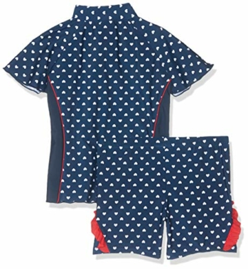 Playshoes Mädchen UV-Schutz Bade-set Herzchen 461242, 11 - Marine, 86-92 - 2