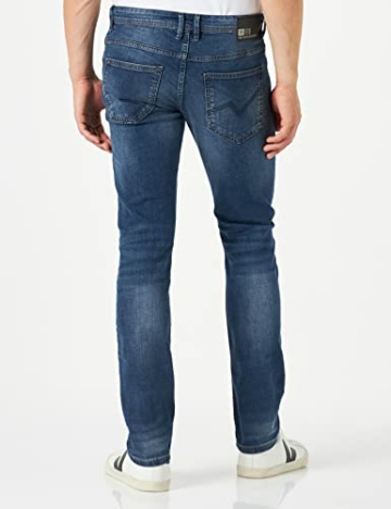 TOM TAILOR Herren Jeans 10622022 Aedan Straight, 10281 - Mid Stone Wash Denim, 34W / 34L - 4