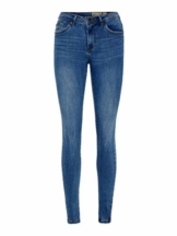 VERO MODA Damen Jeans Hose VMTanya Piping 10222531 medium Blue Denim M/30 - 1