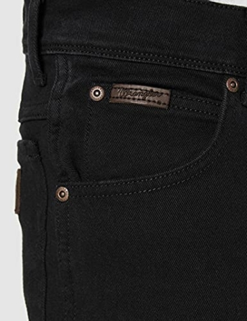 Wrangler Herren Texas Tonal Straight Jeans, Black Overdye, 32W / 32L EU - 5
