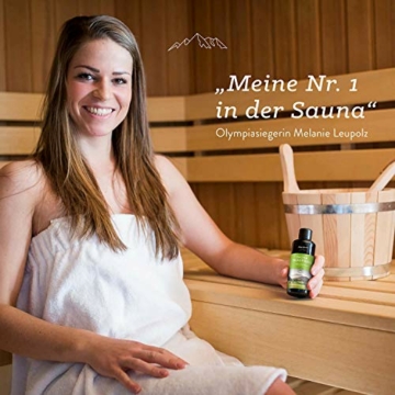 AllgäuQuelle® Saunaaufguss mit 100% BIO-Öle Erfrischung Lemongrass Orange Bergamotte (100ml). Natürlicher Sauna-aufguss m. ätherische Sauna-Öle im Aufguss-Mittel. Saunaöl naturrein und biologisch. - 5