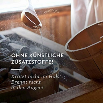 AllgäuQuelle® Saunaaufguss mit 100% BIO-Öle Waldaufguss Fichte Latschenkiefer Alpenzirbe Minze (100ml). Natürlicher Sauna-aufguss mit Sauna-ätherische-Öle im Aufguss-Mittel. - 2