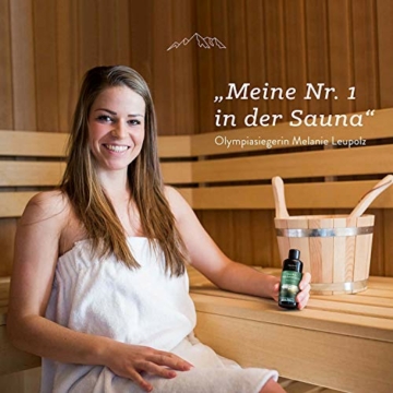 AllgäuQuelle® Saunaaufguss mit 100% BIO-Öle Waldaufguss Fichte Latschenkiefer Alpenzirbe Minze (100ml). Natürlicher Sauna-aufguss mit Sauna-ätherische-Öle im Aufguss-Mittel. - 5