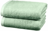 Amazon Basics - Handtuch-Set, schnelltrocknend, 2 Handtücher - Meeresgrün, 100% Baumwolle - 1