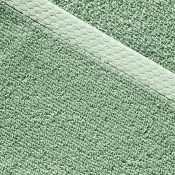Amazon Basics - Handtuch-Set, schnelltrocknend, 2 Handtücher - Meeresgrün, 100% Baumwolle - 3