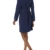 Amazon Essentials Damen Leichter Waffel-Bademantel, Mittellang, Marineblau, M - 2