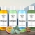 BERGBAD Saunaaufguss Set 4 x 250ml, wohltuendes, erfrischendes Sauna-Aufgussmittel ohne Alkohol - kein Gefahrgut, perfekt für Reisen oder sensible wie Heimsauna Umgebung da nicht brennbar - 5
