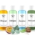 BERGBAD Saunaaufguss Set 4 x 250ml, wohltuendes, erfrischendes Sauna-Aufgussmittel ohne Alkohol - kein Gefahrgut, perfekt für Reisen oder sensible wie Heimsauna Umgebung da nicht brennbar - 1